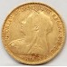 AUSTRALIA 1896 . HALF 1/2 SOVEREIGN . MELBOURNE . GOLD
